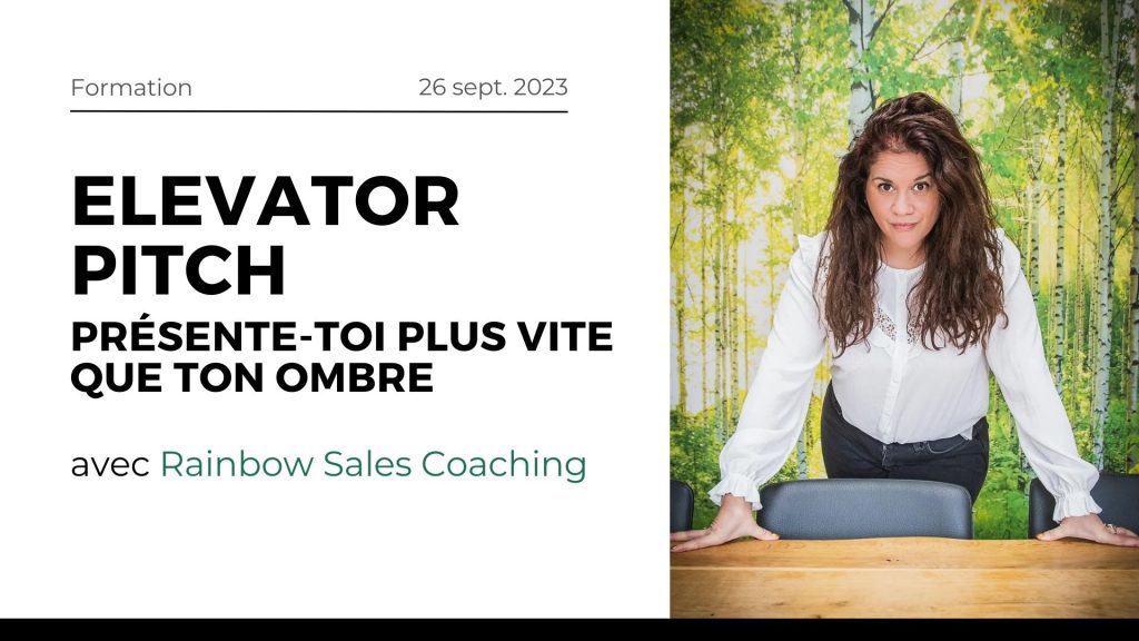 Formation Elevator Pitch avec Rainbow Sales Coaching